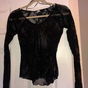 FREE PEOPLE LACE ELEGANT SHIRT
